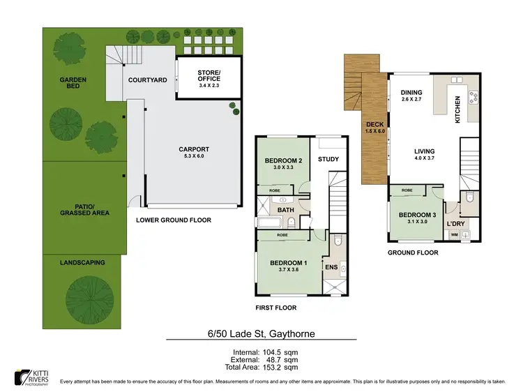 Floorplan of Homely townhouse listing, 6/50 Lade Street, Gaythorne QLD 4051