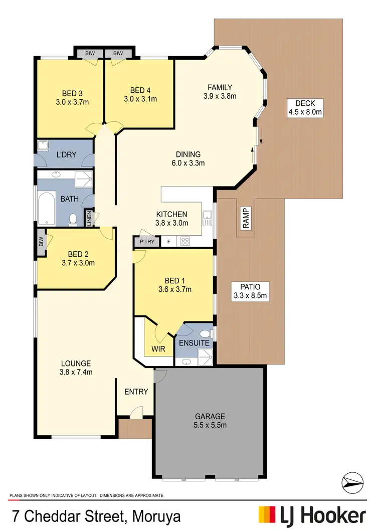 Floorplan of Homely house listing, 7 Cheddar Street, Moruya NSW 2537