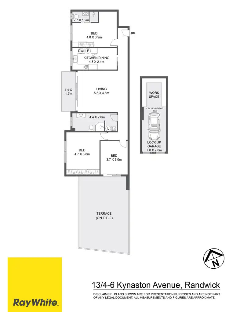 Floorplan of Homely apartment listing, 13/4-6 Kynaston Avenue, Randwick NSW 2031