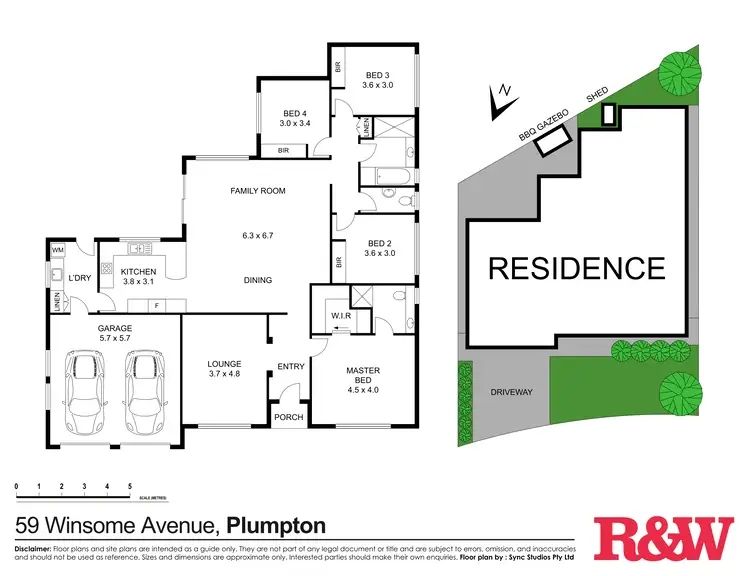 Floorplan of Homely house listing, 59 Winsome Avenue, Plumpton NSW 2761