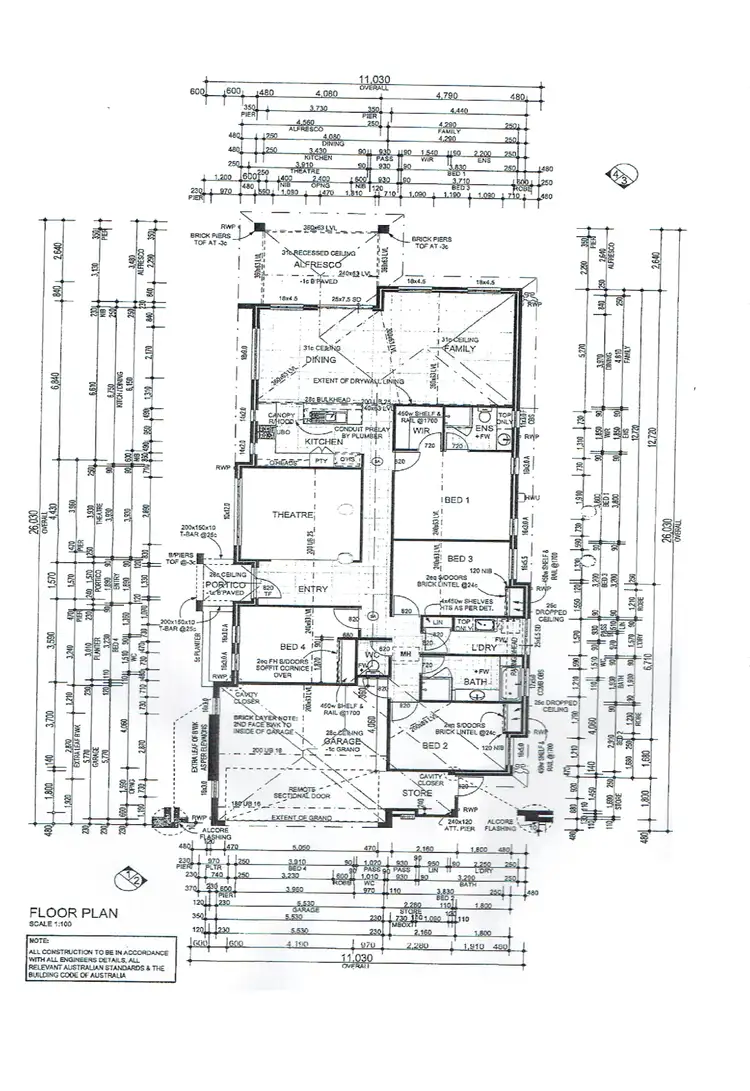 Floorplan of Homely house listing, 35 Roundhouse Parade, Jindalee WA 6036