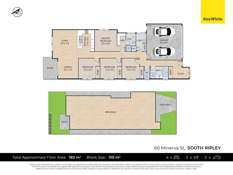Floorplan of Homely house listing, 60 Minerva Street, South Ripley QLD 4306