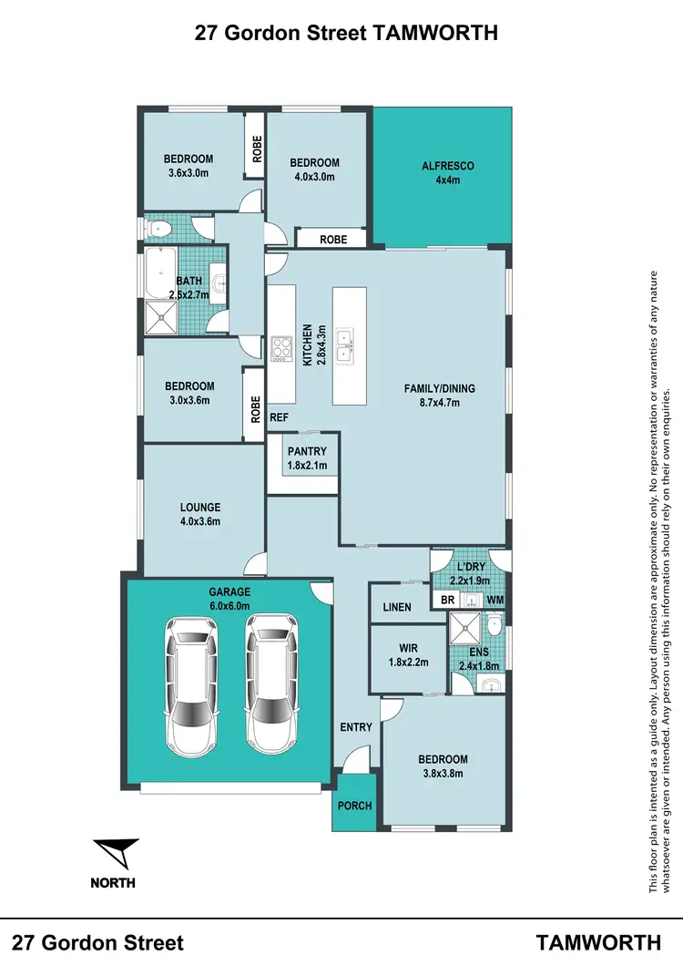 Floorplan of Homely house listing, 27 Gordon Street, Tamworth NSW 2340