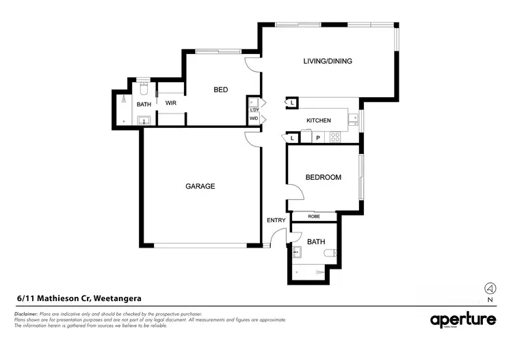 Floorplan of Homely townhouse listing, 6/11 Mathieson Crescent, Weetangera ACT 2614