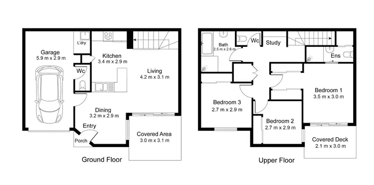 Floorplan of Homely townhouse listing, 79/30-42 Fleet Drive, Kippa-Ring QLD 4021