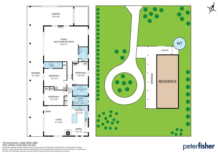 Floorplan of Homely house listing, 19 Long Street, Cudal NSW 2864