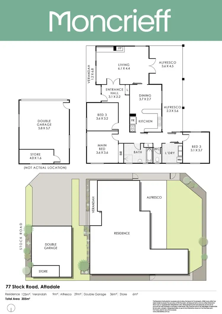 Floorplan of Homely house listing, 77 Stock Road, Attadale WA 6156