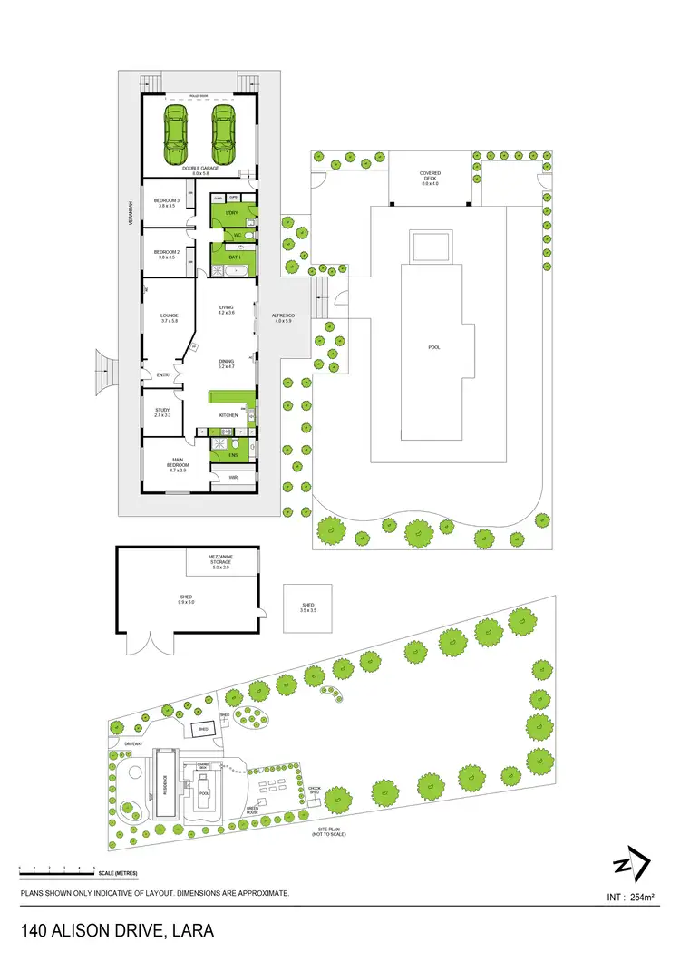Floorplan of Homely house listing, 140 Alison Drive, Lara VIC 3212