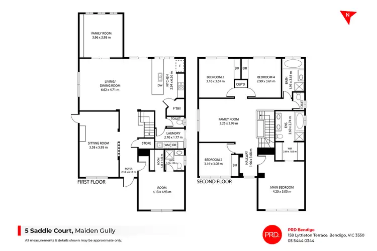 Floorplan of Homely house listing, 5 Saddle Court, Maiden Gully VIC 3551