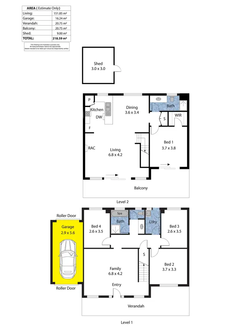 Floorplan of Homely house listing, 16 Troon Drive, Normanville SA 5204