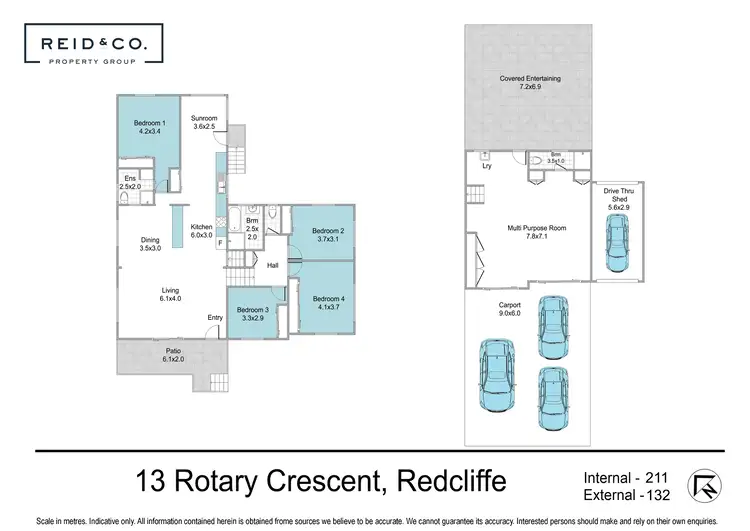 Floorplan of Homely house listing, 13 Rotary Crescent, Redcliffe QLD 4020