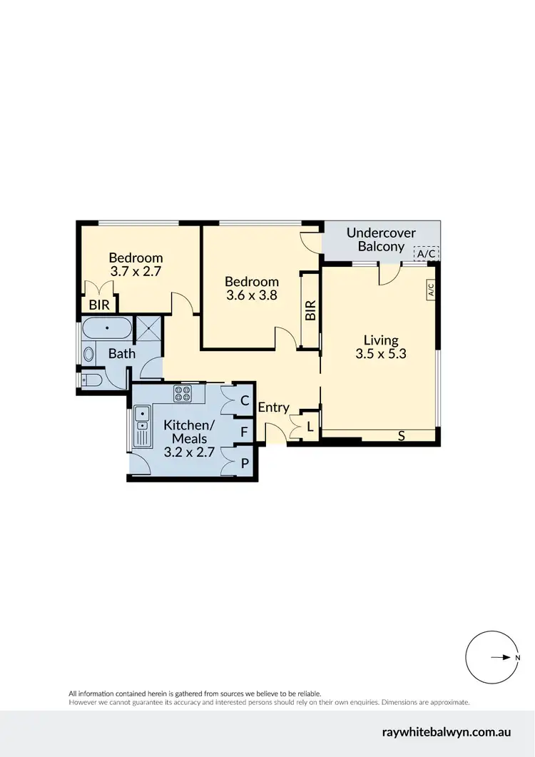 Floorplan of Homely apartment listing, 1/34 Weir Street, Balwyn VIC 3103
