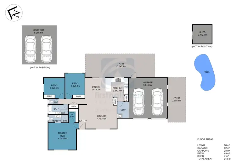 Floorplan of Homely house listing, 7 Holbrook Court, Yaroomba QLD 4573