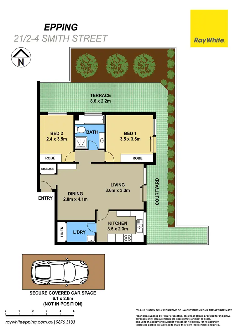 Floorplan of Homely apartment listing, 21/2-4 Smith Street, Epping NSW 2121