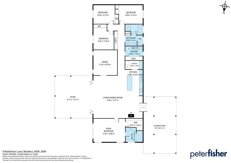 Floorplan of Homely house listing, 9 Madelines Lane, Orange NSW 2800