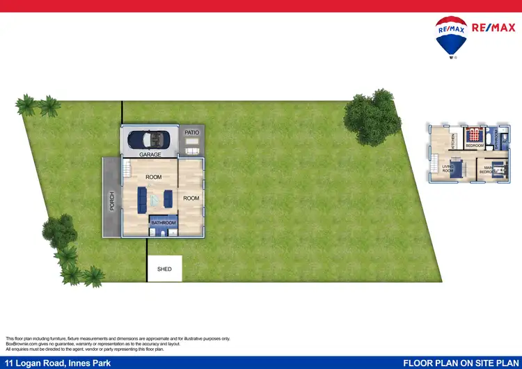 Floorplan of Homely house listing, 11 Logan Road, Innes Park QLD 4670