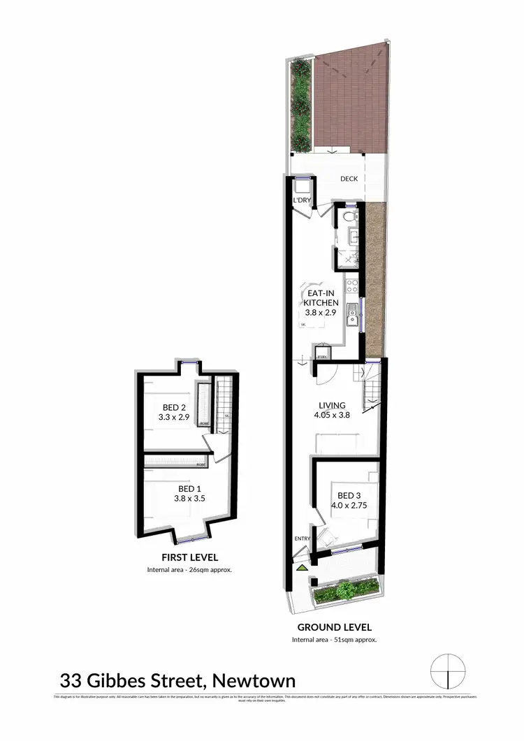 Floorplan of Homely house listing, 33 Gibbes Street, Newtown NSW 2042