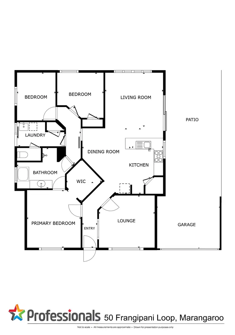 Floorplan of Homely house listing, 50 Frangipani Loop, Marangaroo WA 6064
