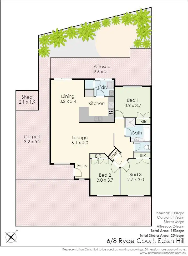 Floorplan of Homely villa listing, 6/8 Ryce Court, Eden Hill WA 6054