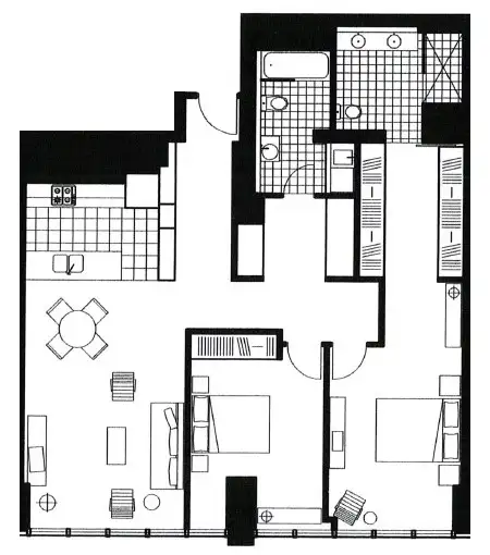 Floorplan of Homely apartment listing, 4409/1 Queensbridge Square, Southbank VIC 3006