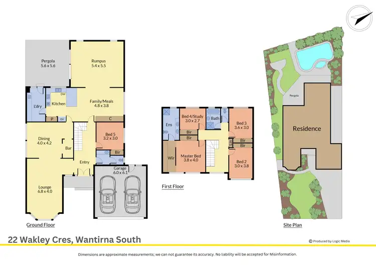 Floorplan of Homely house listing, 22 Wakley Crescent, Wantirna South VIC 3152