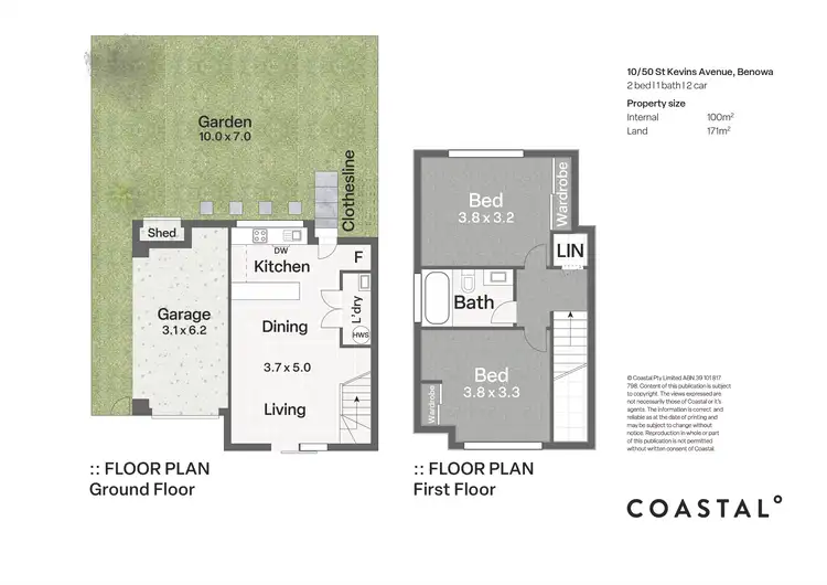 Floorplan of Homely townhouse listing, 10/50 St Kevins Avenue, Benowa QLD 4217