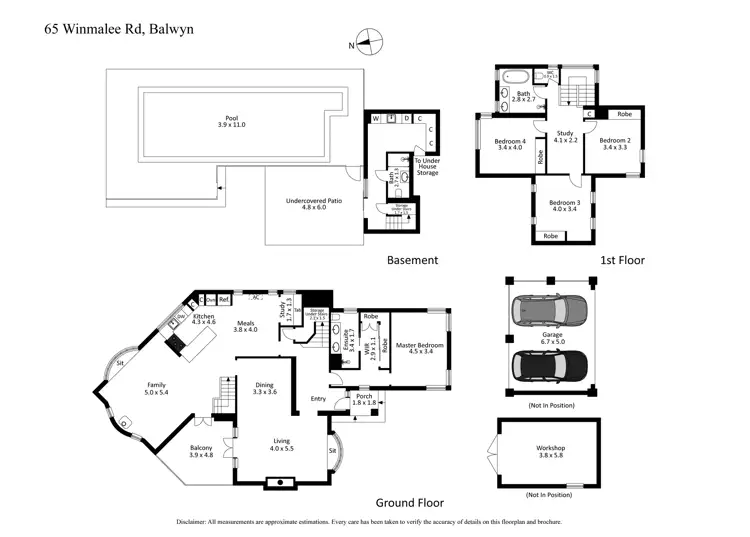 Floorplan of Homely house listing, 65 Winmalee Road, Balwyn VIC 3103