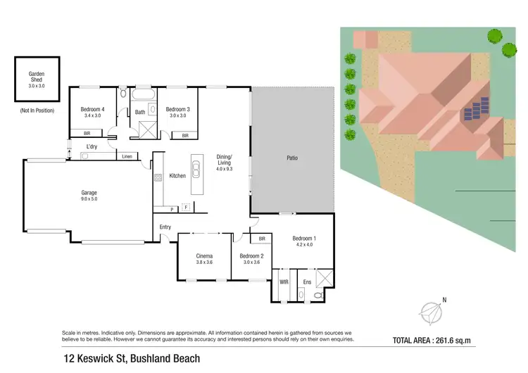 Floorplan of Homely house listing, 12 Keswick Street, Bushland Beach QLD 4818