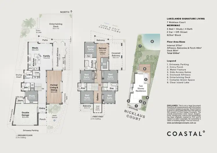 Floorplan of Homely house listing, 7 Nicklaus Court, Merrimac QLD 4226
