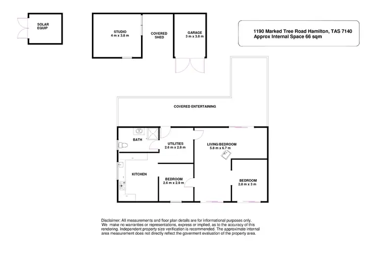 Floorplan of Homely house listing, 1190 Marked Tree Road, Hollow Tree TAS 7140
