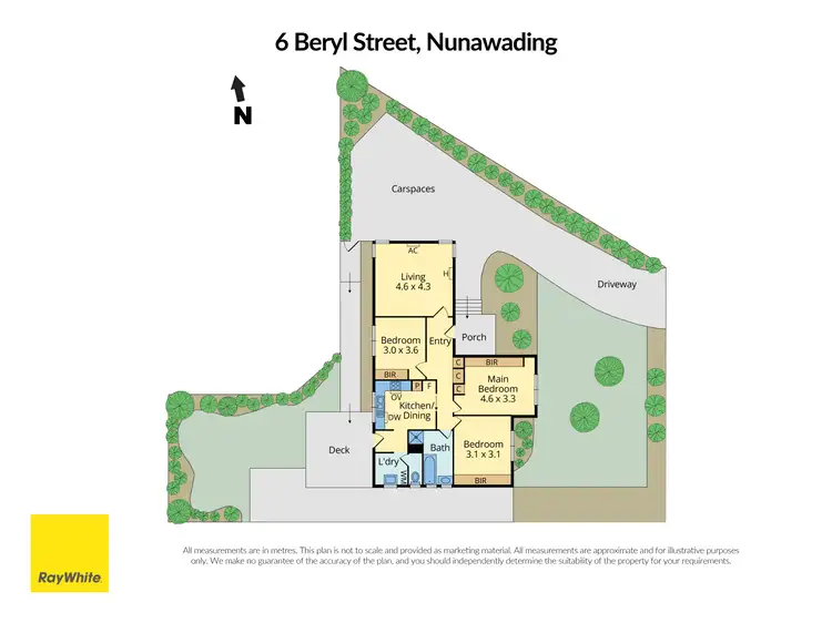 Floorplan of Homely house listing, 6 Beryl Street, Nunawading VIC 3131