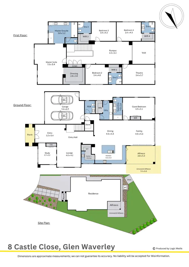 Floorplan of Homely house listing, 8 Castle Close, Glen Waverley VIC 3150