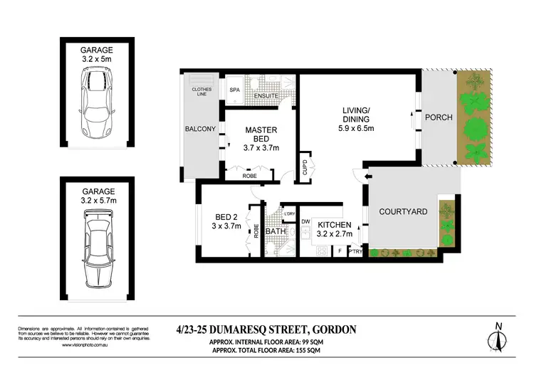 Floorplan of Homely apartment listing, 4/23-25 Dumaresq Street, Gordon NSW 2072
