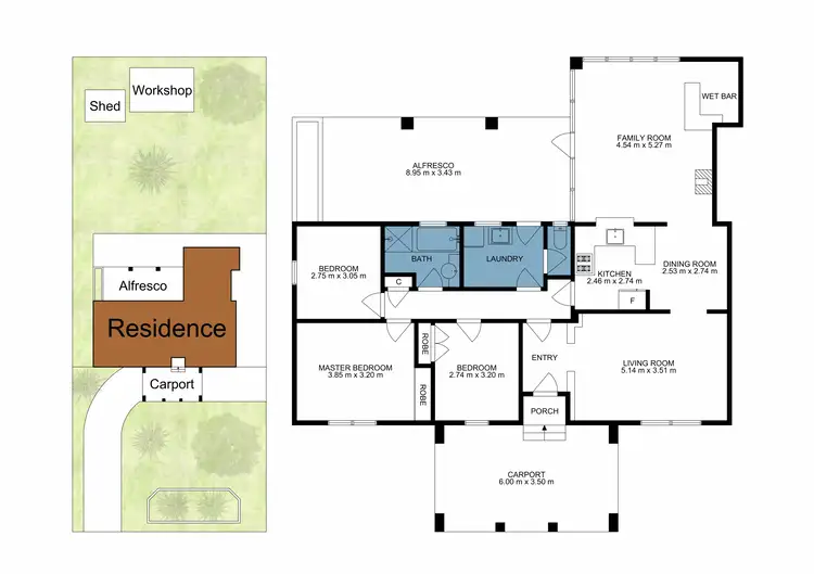 Floorplan of Homely house listing, 53 Orlestone Street, Gosnells WA 6110