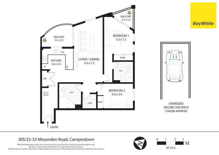 Floorplan of Homely apartment listing, 305/23-33 Missenden Road, Camperdown NSW 2050