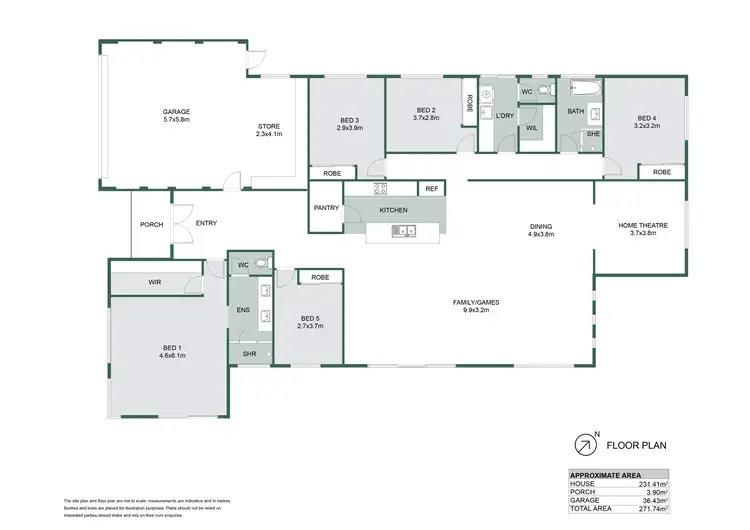Floorplan of Homely house listing, 7 Walnut Way, Meadow Springs WA 6210