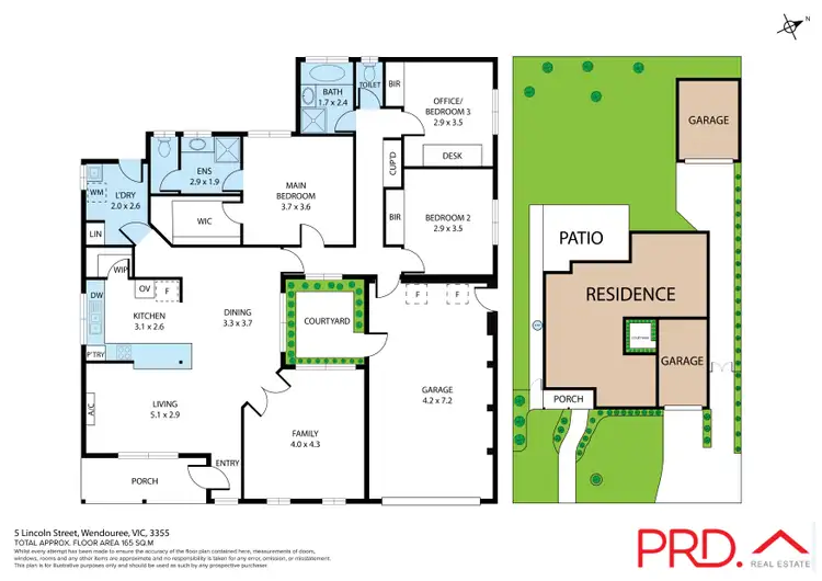 Floorplan of Homely house listing, 5 Lincoln Street, Wendouree VIC 3355
