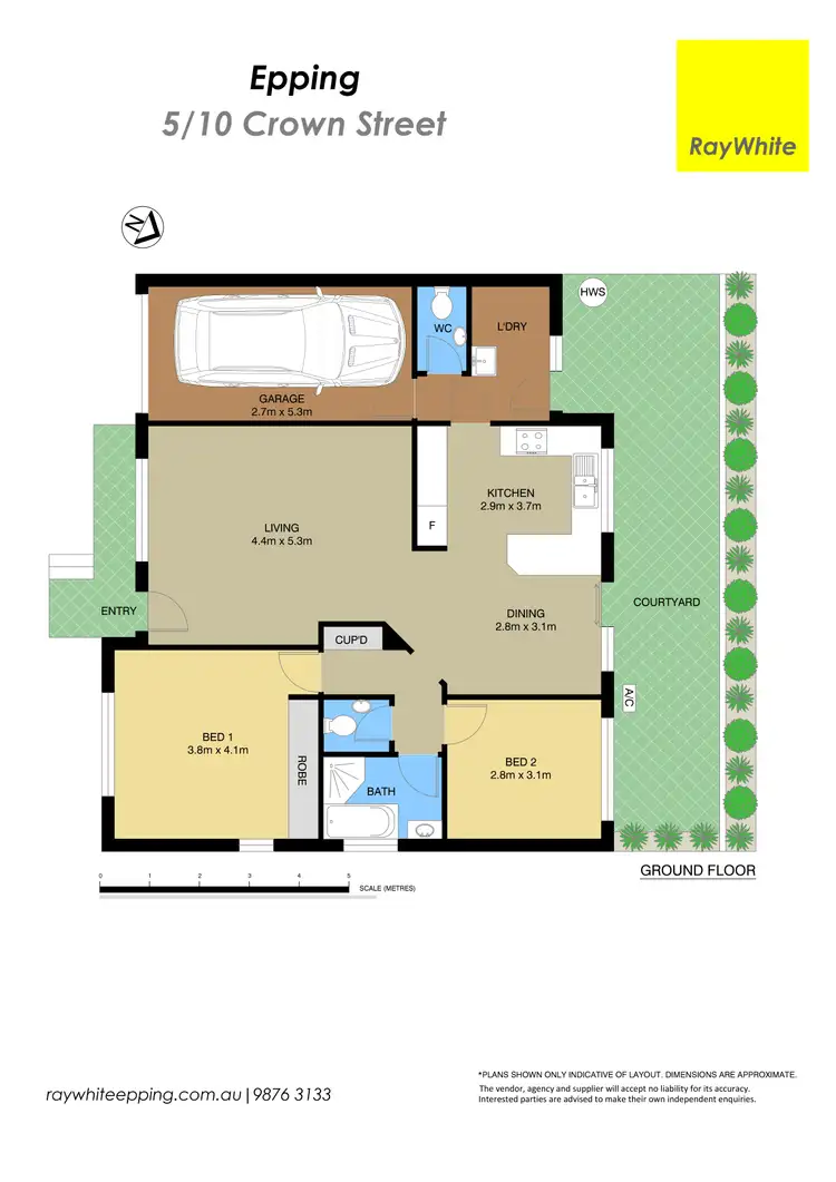 Floorplan of Homely villa listing, 5/10 Crown Street, Epping NSW 2121