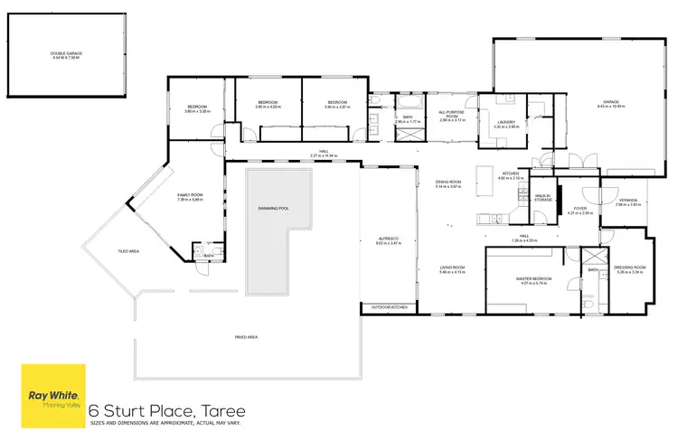 Floorplan of Homely house listing, 6 Sturt Place, Taree NSW 2430
