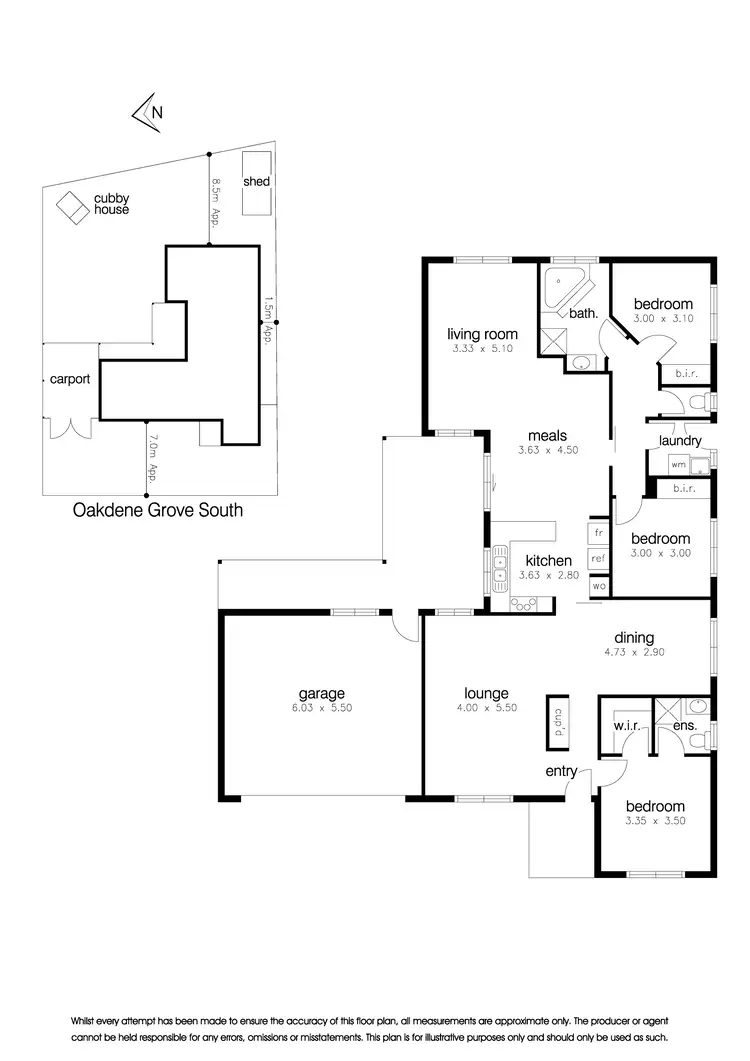 Floorplan of Homely house listing, 14-16 Oakdene Grove South, Altona Meadows VIC 3028