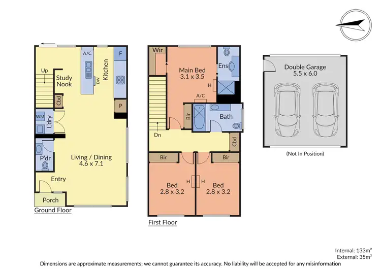 Floorplan of Homely townhouse listing, 50 Positano Circuit, Berwick VIC 3806