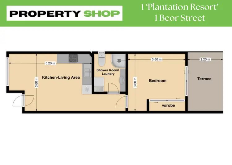 Floorplan of Homely apartment listing, 1/1 Beor Street, Port Douglas QLD 4877