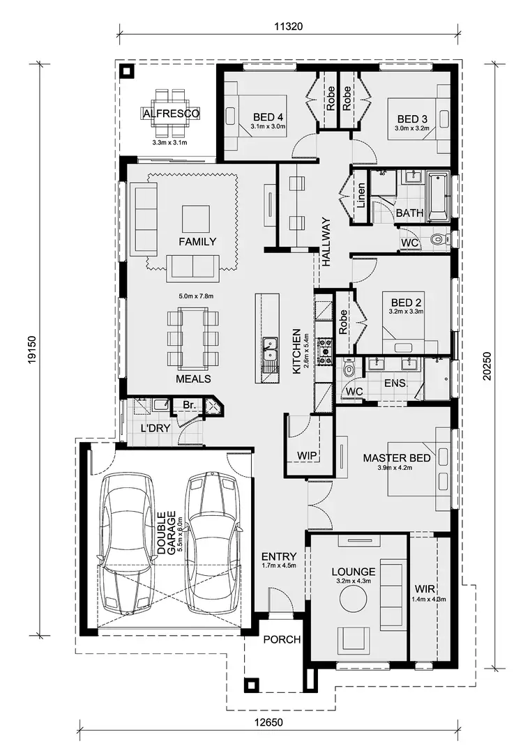 Floorplan of Homely house listing, 381 (Lot 30) Patullos Road, Lara VIC 3212