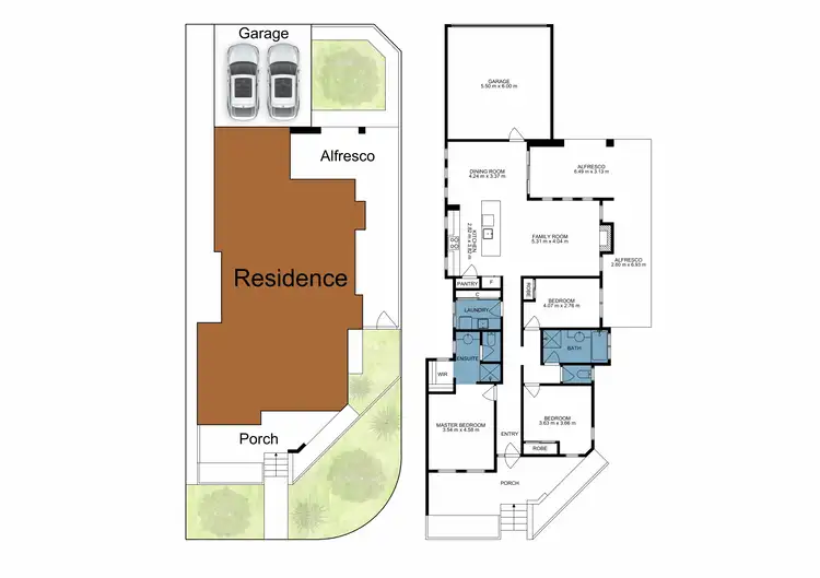 Floorplan of Homely house listing, 18 Regatta Boulevard, Champion Lakes WA 6111