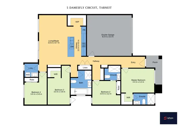 Floorplan of Homely house listing, Lot 30, DAMESFLY CIRCUIT, Tarneit VIC 3029