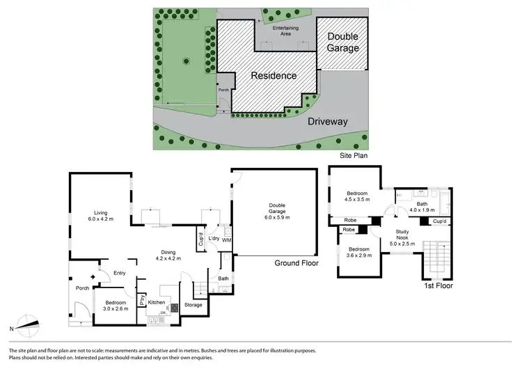 Floorplan of Homely townhouse listing, 1/532 Waverley Road, Mount Waverley VIC 3149