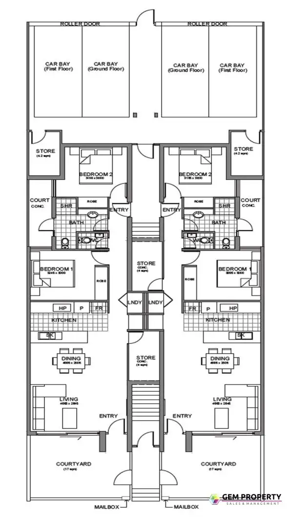 Floorplan of Homely apartment listing, 7/30 Lambeth Circle, Wellard WA 6170