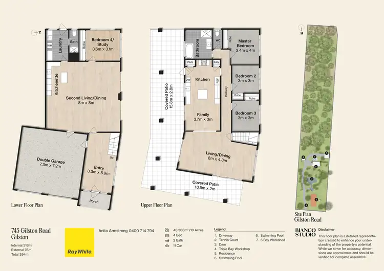Floorplan of Homely rural property listing, 745 Gilston Road, Gilston QLD 4211