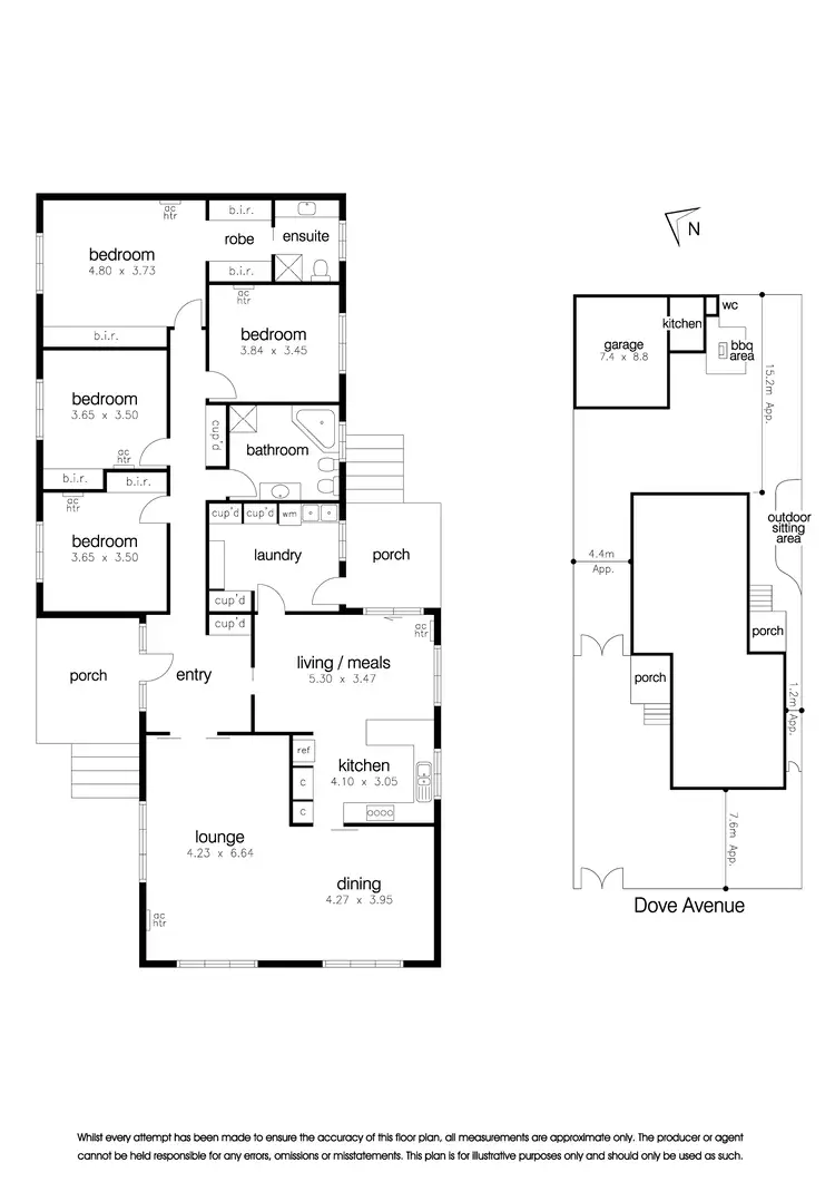 Floorplan of Homely house listing, 2 Dove Avenue, Altona VIC 3018