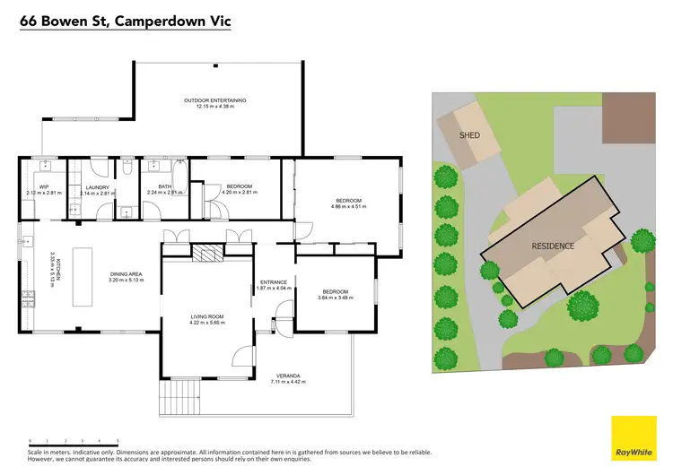 Floorplan of Homely house listing, 66 Bowen Street, Camperdown VIC 3260